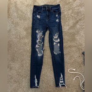american eagle hi-rise jeggings